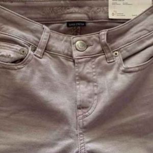 Pink american eagle women's jeggings size 0